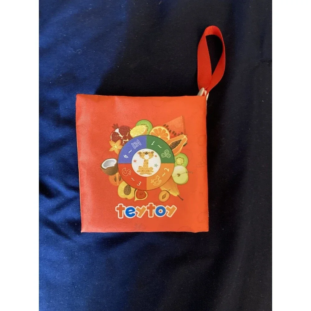 Teytoy Baby Soft Cloth 6 Books Educational Activity Crinkle Rattle Squeak